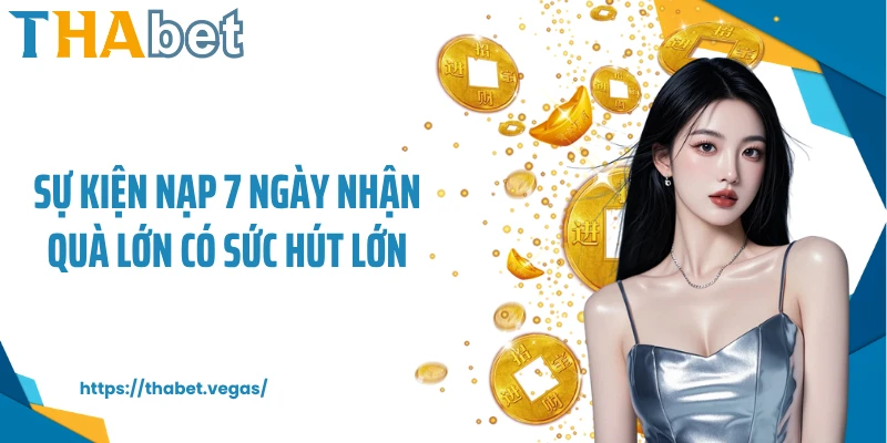 Sự kiện nạp 7 ngày nhận quà lớn có sức hút lớn